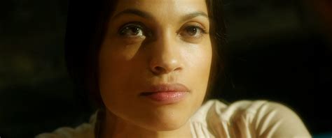 Then she stands bare and gives another daring full-frontal glimpse. . Rosario dawson sex scene